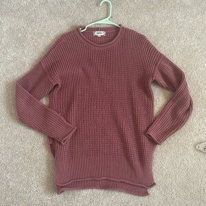 Pink Rose Knit Sweater M